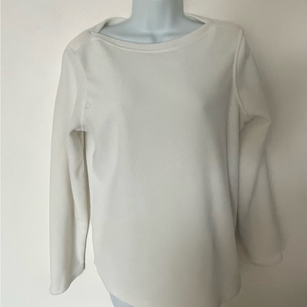 Boat neck fleece